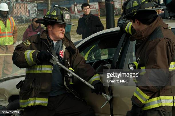 The F is For" Episode 612 -- Pictured: Christian Stolte as Mouch, Yuri Sardarov as Otis --