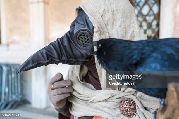 venetian mask 2018 - beak mask stock pictures, royalty-free photos & images