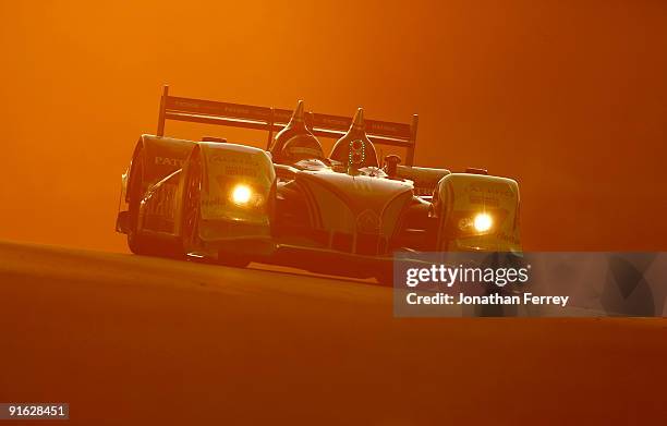 Scott Sharp drives his Patron Highcroft Acura ARX-02a during practice for the ALMS Monterey Sports Car Championships at Mazda Laguna Seca Raceway on...