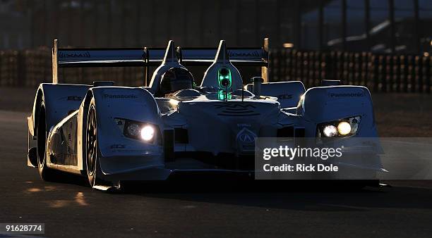 Simon Pagenaud drives the de Ferran Motorsports Acura ARX-02a during practice for the American Le Mans Series 2009 Monterey Sports Car Championships...