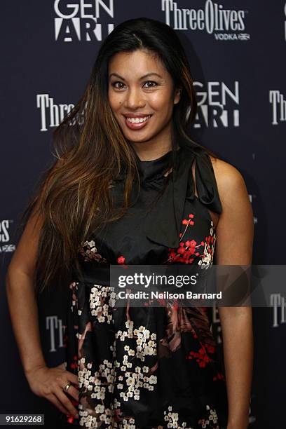 Reality television personality Leilene Ondrade attends the premiere of "Black Dynamite" hosted by Gen Art at the AMC Loews 19th Street on October 8,...