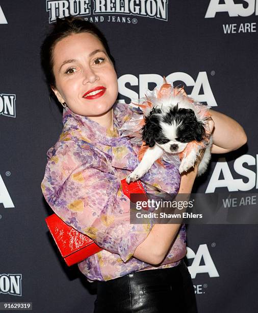 Fabiola Beracasa attends the 2009 ASPCA Young Friends benefit at the IAC Building on October 8, 2009 in New York City.