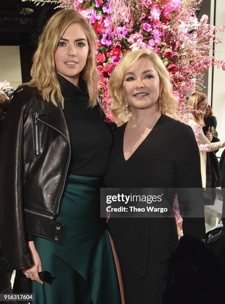 Kate Upton attends the Jason Wu front row during New York Fashion Week: The Shows at Gallery I at Spring Studios on February 9, 2018 in New York City.