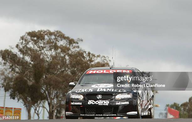 Todd Kelly drives the Kelly Racing Holden during practice for the Bathurst 1000, which is round 10 of the V8 Supercars Championship Series at Mount...