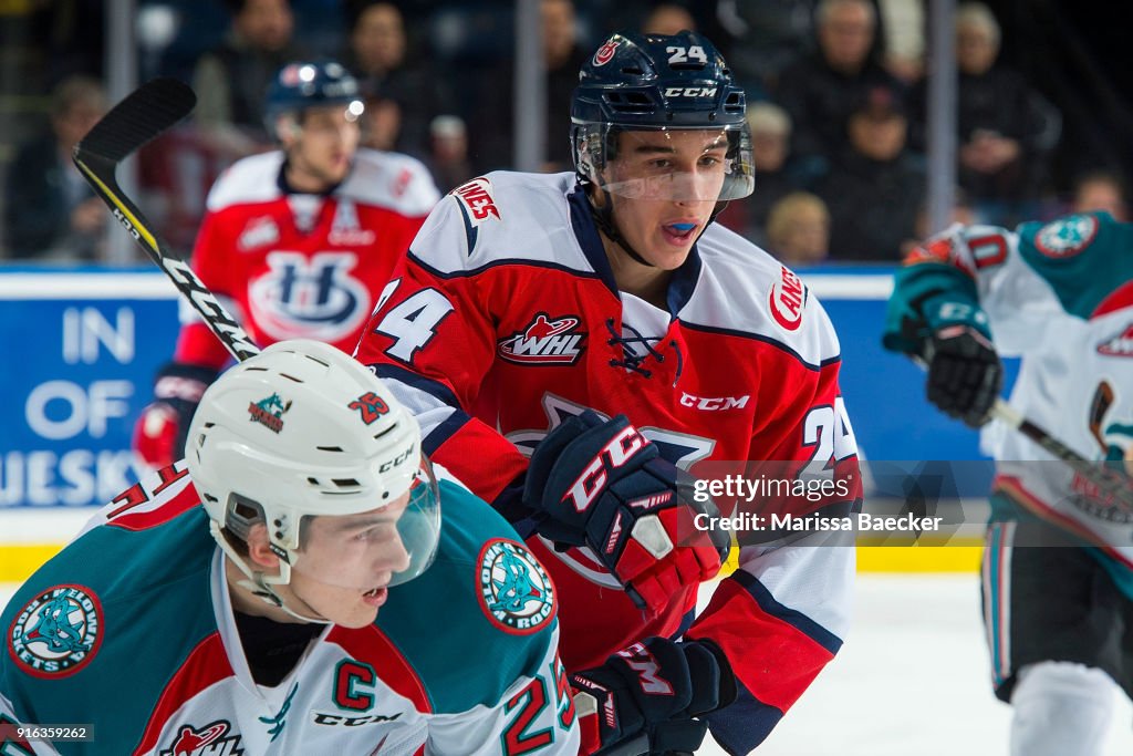 Lethbridge Hurricanes v Kelowna Rockets