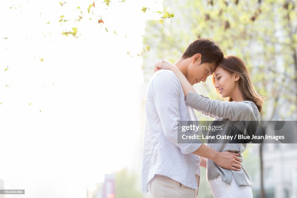 Happy young couple