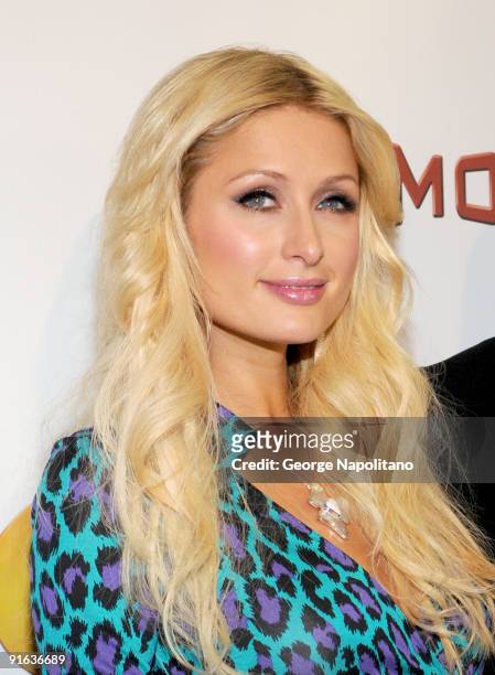 Paris Hilton attends the opening of Carnival at Bowlmor Lanes on October 8, 2009 in New York City.