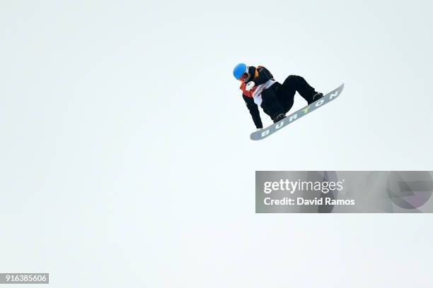 Roope Tonteri of Finland competes during the Men's Slopestyle qualification on day one of the PyeongChang 2018 Winter Olympic Games at Phoenix Snow...