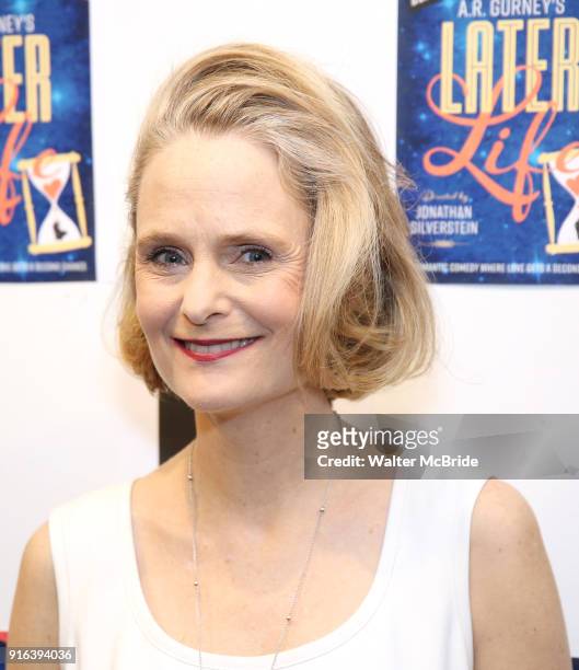 Barbara Garrick attends the cast Photo call for the Keen Company's Production Of A.R. Gurney's "Later Life" on February 9, 2018 at the Art/NY Bruce...