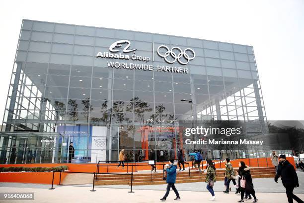 General view of the Alibaba Showcase at the PyeongChang 2018 Winter Olympic Games on February 10, 2018 in Gangneung, South Korea.