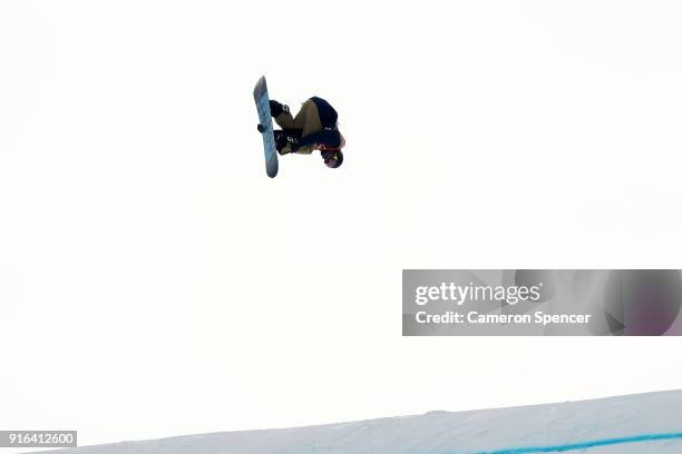 Seppe Smits of Belgium competes during the Men's Slopestyle qualification on day one of the PyeongChang 2018 Winter Olympic Games at Phoenix Snow...