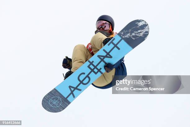 Seppe Smits of Belgium competes during the Men's Slopestyle qualification on day one of the PyeongChang 2018 Winter Olympic Games at Phoenix Snow...