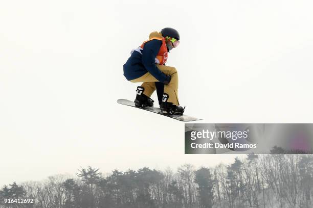 Seppe Smits of Belgium competes during the Men's Slopestyle qualification on day one of the PyeongChang 2018 Winter Olympic Games at Phoenix Snow...