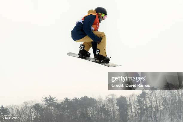 Seppe Smits of Belgium competes during the Men's Slopestyle qualification on day one of the PyeongChang 2018 Winter Olympic Games at Phoenix Snow...