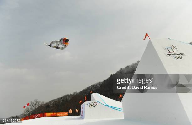 Kyle Mack of the United States competes during the Men's Slopestyle qualification on day one of the PyeongChang 2018 Winter Olympic Games at Phoenix...