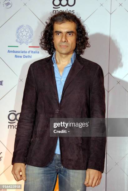 Indian Bollywood film director Imtiaz Ali attends the Volare Awards in Mumbai on February 9, 2018. / AFP PHOTO / -