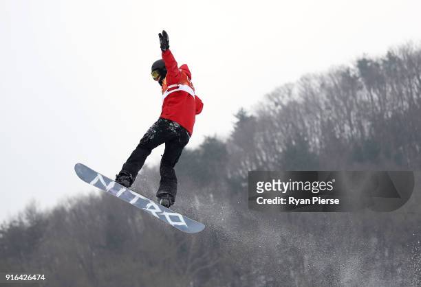 Roope Tonteri of Finland competes during the Men's Slopestyle qualification on day one of the PyeongChang 2018 Winter Olympic Games at Phoenix Snow...