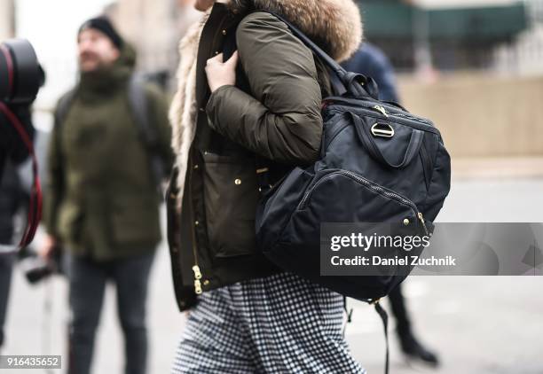 Zanita Whittington is seen outside the Jason Wu show during New York Fashion Week: Women's A/W 2018 on February 9, 2018 in New York City.