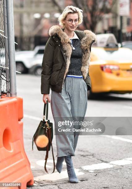 Zanita Whittington is seen outside the Jason Wu show during New York Fashion Week: Women's A/W 2018 on February 9, 2018 in New York City.