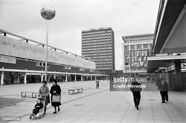 Basildon Town Centre, Essex, 2nd April 1969.