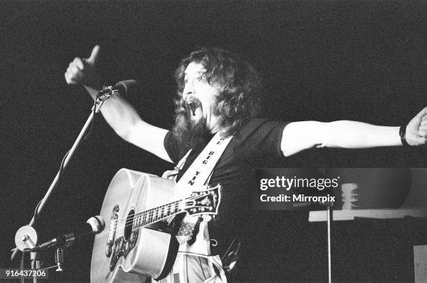 Billy Connolly in concert, performing on stage at Durham University, Durham, as part of his 64 date Big Wee Tour of Britain, Thursday 15th February...