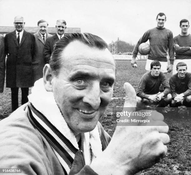 Frank Brennan manager of North Shields. Circa 1948.