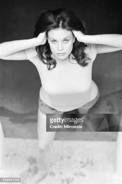 Lana Wood, american actress and younger sister of Natalie Wood, photocall to announce she will be playing the role of Plenty O'Toole in the James...