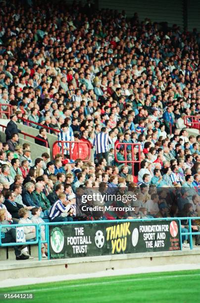 Huddersfield Town 0-1 Wycombe Wanderers, Division Two league match at the Alfred McAlpine Stadium, Saturday 20th August 1994. Inaugural match at the...