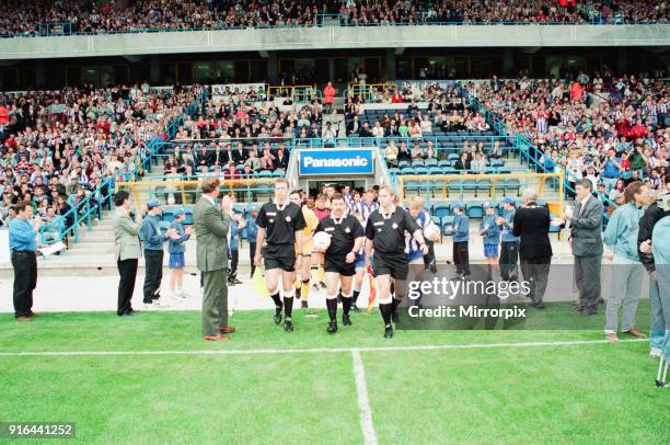 Huddersfield Town 0-1 Wycombe Wanderers, Division Two league match at the Alfred McAlpine Stadium, Saturday 20th August 1994. Inaugural match at the...