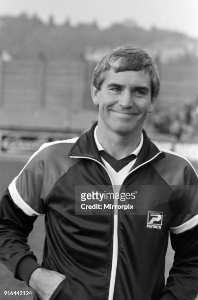 Newport 0-2 Reading, Division Three league match at Rodney Parade, Saturday 12th October 1985. Ian Branfoot, Reading Manager.