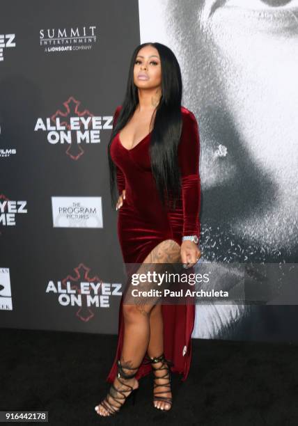 Personality Alexis Sky attends the premiere of Lionsgate's 'All Eyez On Me' on June 14, 2017 in Los Angeles, California.