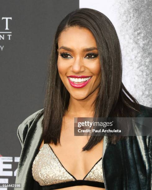 Actress Annie Ilonzeh attends the premiere of Lionsgate's 'All Eyez On Me' on June 14, 2017 in Los Angeles, California.