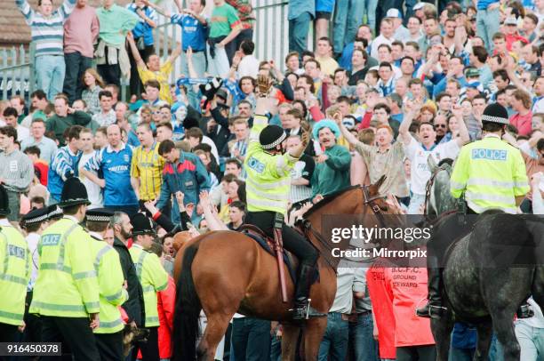 Tranmere 1-2 Birmingham, League match at Prenton Park, Sunday 8th May 1994. Last game of season. Birmingham City won the match, but were relegated.