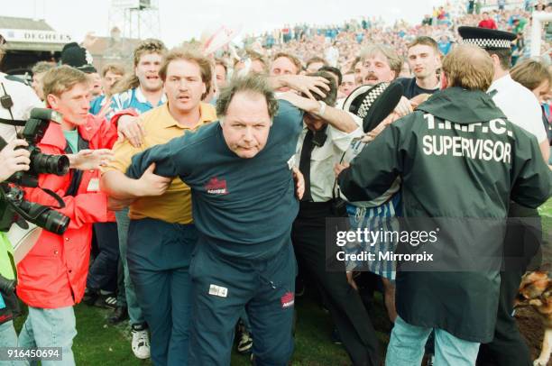 Tranmere 1-2 Birmingham, League match at Prenton Park, Sunday 8th May 1994. Last game of season. Birmingham City won the match, but were relegated....