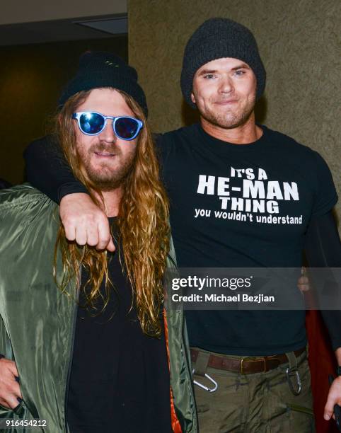 Dingo and Kellan Lutz attend Inaugural Mammoth Film Festival - Day 2 on February 9, 2018 in Mammoth Lakes, California.