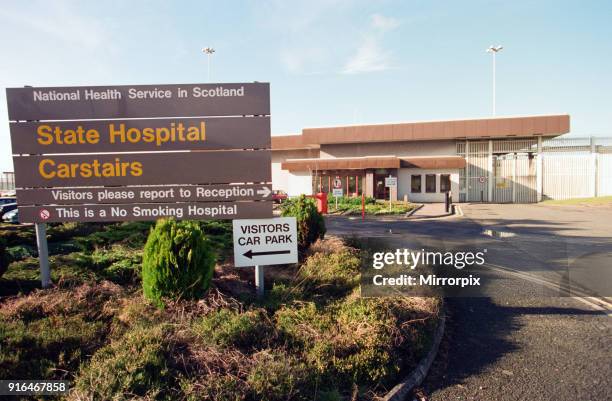 Carstairs State Hospital, a psychiatric hospital in Carstairs, South Lanarkshire, Scotland, 13th March 1997.