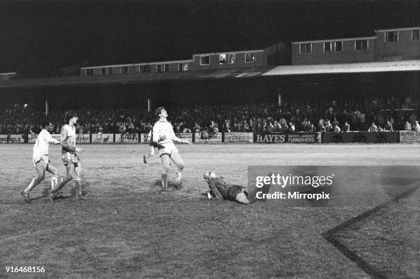 Bristol Rovers 1-2 Reading, Division Two league match at Eastville Stadium, Wednesday 27th August 1986. Reading No.11 Paul Canoville in action.