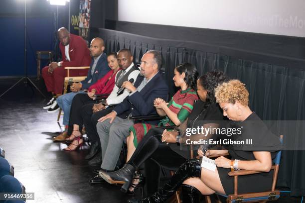 General view during the Q&A from the Pan African Film Festival-"Behind The Movement" Screening at Baldwin Hills Crenshaw Plaza on February 9, 2018 in...