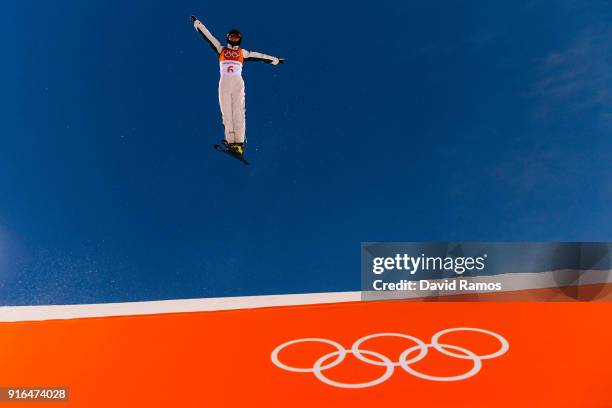 Danielle Scott of Australia practices during Freestyle Skiing Aerials training on day one of the PyeongChang 2018 Winter Olympic Games at Phoenix...