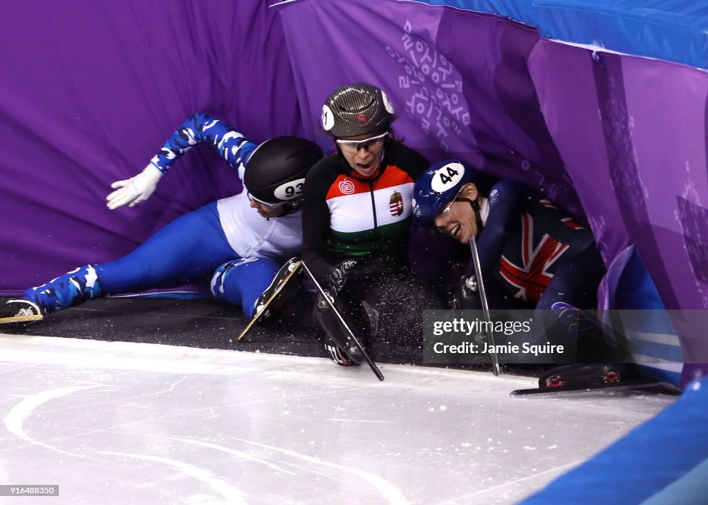 Short Track Speed Skating - Winter Olympics Day 1