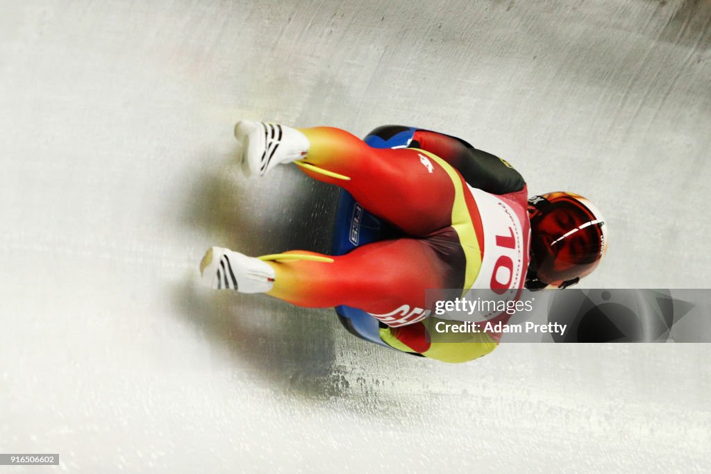Luge - Winter Olympics Day 1