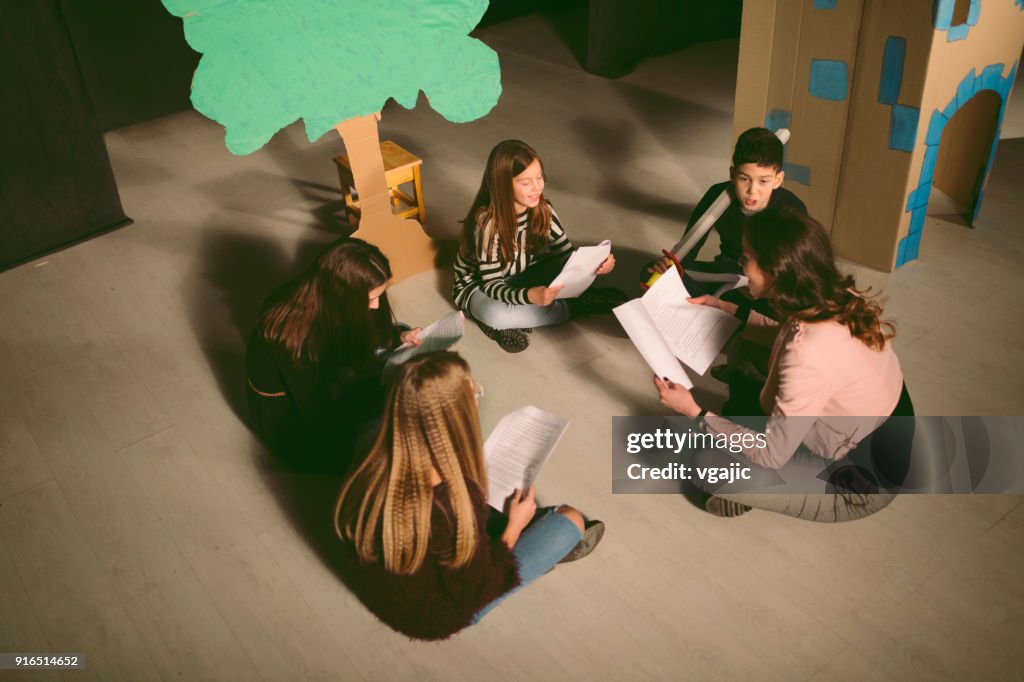 Répétition de lecture école