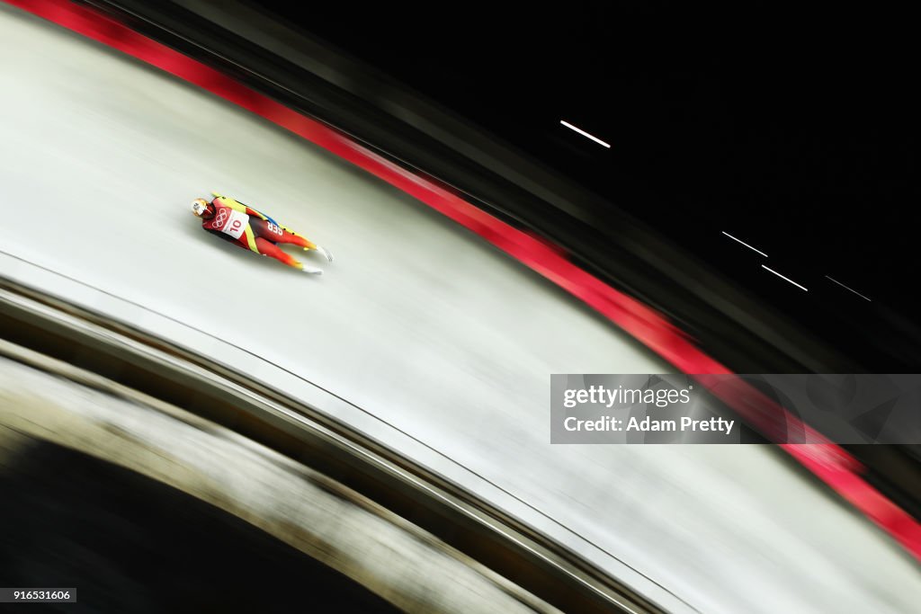 Luge - Winter Olympics Day 1