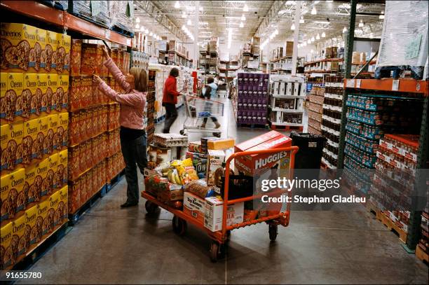 Valerie, one of three wives in a polygamist family from the Salt Lake Valley, shops at Costco once a week and spends an average of USD $400 to feed...