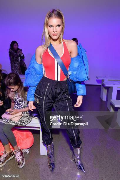 Joy Corrigan attends the Dan Liu fashion show during New York Fashion Week: The Shows at Gallery II at Spring Studios on February 10, 2018 in New...