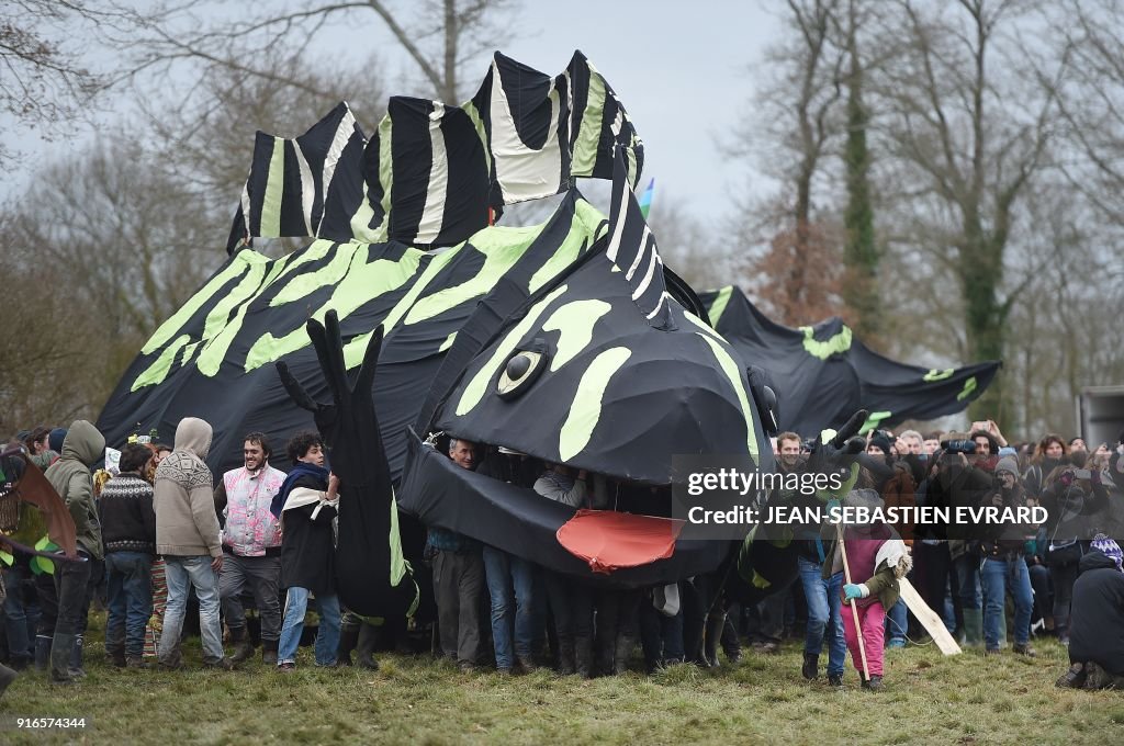 FRANCE-TRANSPORT-AVIATION-ENVIRONMENT-AGRICULTURE-NDDL-DEMO