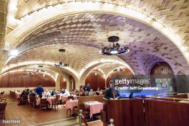 The interior of the Oyster Bar at Grand Central Terminal in Manhattan.
