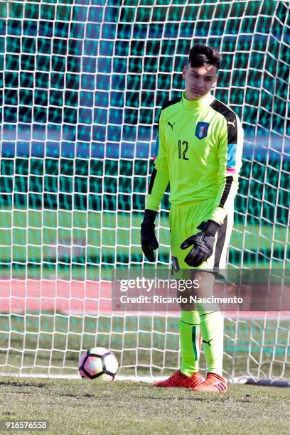 Giovanni Garofani of Italy U16 looks dejected during the penalties during UEFA Development Tournament match between U16 Italy and U16 Germany at VRSA...