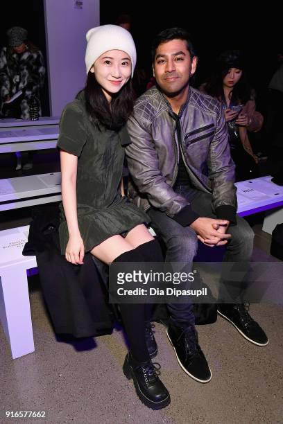 Annie Q attends the Dan Liu fashion show during New York Fashion Week: The Shows at Gallery II at Spring Studios on February 10, 2018 in New York...
