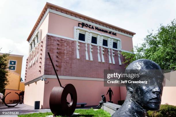 The Sculpture Garden outside the Boca Raton Museum of Art.